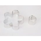 Linzerkiszúró, virág, 8,5×2,5 cm