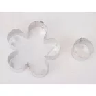 Linzerkiszúró, virág, 8,5×2,5 cm