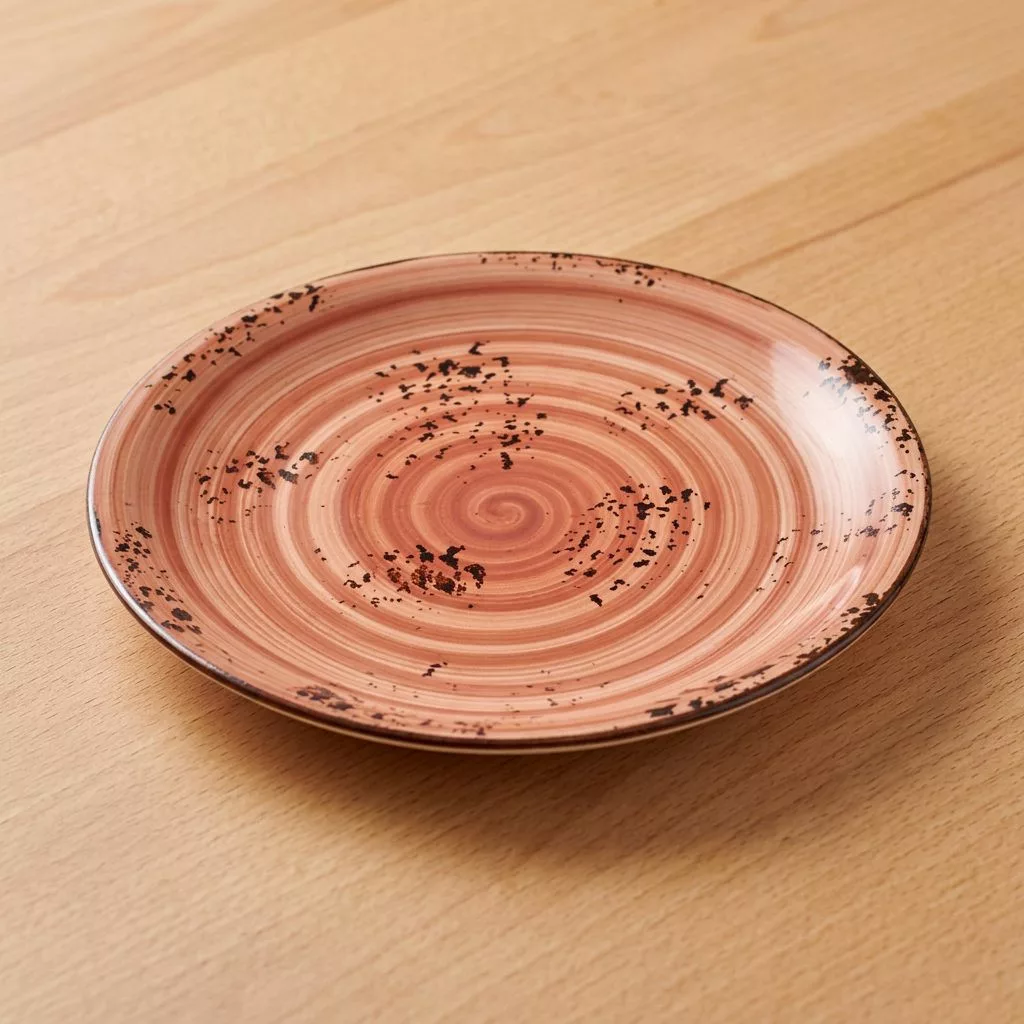 Laterite lapostányér, 27 cm, porcelán
