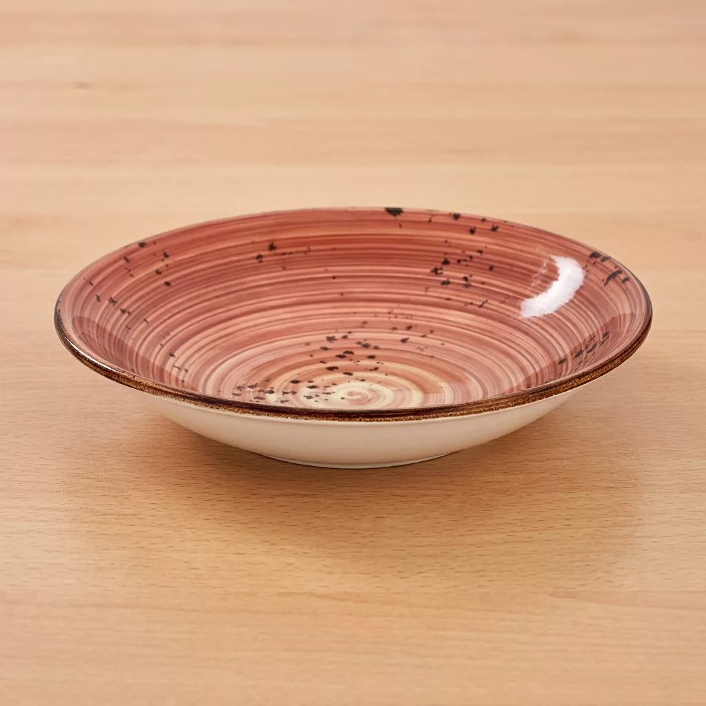 Laterite mélytányér, 25 cm, 850 ml, porcelán