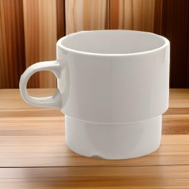 Menza bögre 350 ml porcelán, sorolható