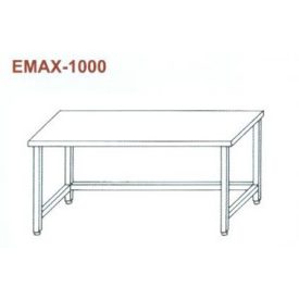   Rozsdamentes munkaasztal Emax-1000, 1.4016-os anyagból 1000×700×850