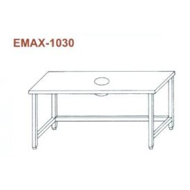   Rozsdamentes munkaasztal hulladékledobó nyílással, Emax-1030, 1.4016-os anyagból 1000×700×850