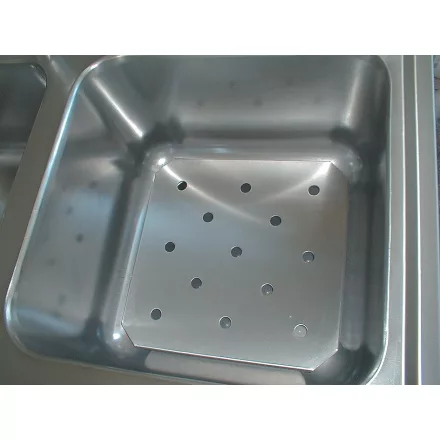 Rozsdamentes csepegtetőtálca, 700×700 mm medenceméretű mosogatóhoz Emax-3620