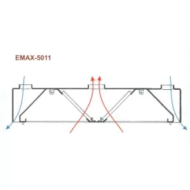 Elszívóernyő sziget, levegőbefúvással Emax-5011