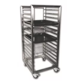   Tepsitartó regál, extra erős, Emax-6100 KR 15×GN 2/1 600×660×1400