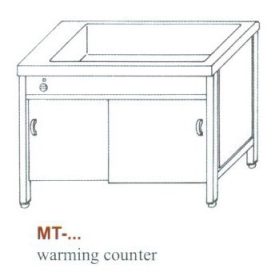   Elektromos melegentartó pult, alul zárt, tolóajtókkal MT-1200