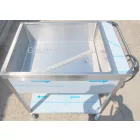 Melegentartó, vízfürdős, 2×GN 1/1 edényhez, elektromos, gördíthető NM-1200