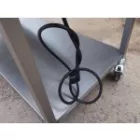 Melegentartó, vízfürdős, 4×GN 1/1 edényhez, elektromos, gördíthető NM-1240