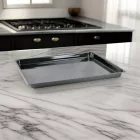 GN edény, 2/1 40 mm, zománcozott, NS toronysütő gyári tálca