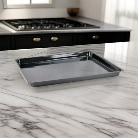   GN edény, 2/1 40 mm, zománcozott, NS toronysütő gyári tálca