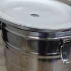 Badella, ételszállító, 15 liter, duplafalú, 30×32 cm, rozsdamentes