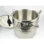 Duplafalú italtermosz prémium csappal, 5 liter, rozsdamentes, 30×27 cm