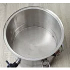 Szimplafalú italadagoló, italszállító badella, prémium csappal, 10 liter 