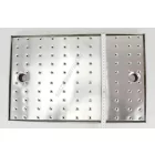 Csepegtető tálca poharakhoz, vízgyűjtős, 30×47 cm, rozsdamentes