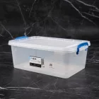 Tárolódoboz, uzsonnásdoboz, 12 liter, zárható fedővel