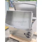 Billenőserpenyő, 120 L, elektromos üzem, kézi billentés, inox fenék, 400 V/18 kW, 1200x900x900