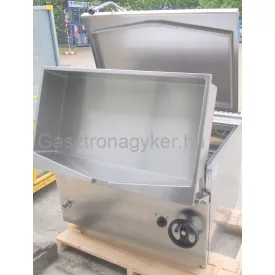   Billenőserpenyő, 120 L, elektromos üzem, kézi billentés, inox fenék, 400 V/18 kW, 1200x900x900