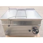 Billenőserpenyő, 120 L, elektromos üzem, kézi billentés, inox fenék, 400 V/18 kW, 1200x900x900