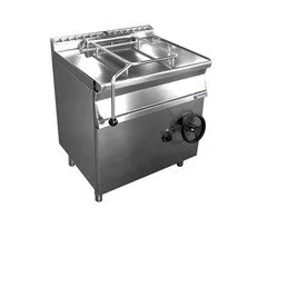   Billenőserpenyő, 80 L, gázüzem, kézi billentés, inox fenék, 13,9kW, 800x900x900