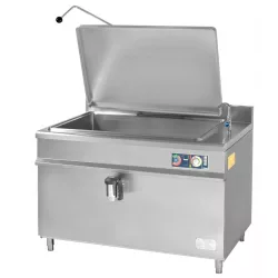 Gázüzemű főzőüst, 200 L, 25 kW, 1350×900×900