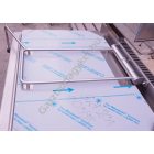 Gázüzemű főzőüst, 200 L, 25 kW, 1350×900×900