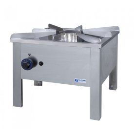   Gázüzemű főzőzsámoly RM acél felépítmény, piezo gyújtás, rozsdamentes acél ráccsal,14kW, 628×671×455 mm