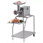 Húsdaráló, húsőrlő KF-605 segédgép, egyetemes konyhagéphez 240 kg/óra kapacitás, 3-5-8 mm tárcsa, 1 és 2 élű késsel