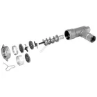 Húsdaráló, húsőrlő KF-605 segédgép, egyetemes konyhagéphez 240 kg/óra kapacitás, 3-5-8 mm tárcsa, 1 és 2 élű késsel