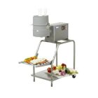 Passzírozó, szeletelő, kockázó, reszelő PSZK-150 segédgép, egyetemes konyhagéphez, 5 féle tárcsa,150-240 kg/óra