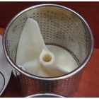 Passzírozó, szeletelő, kockázó, reszelő PSZK-150 segédgép, egyetemes konyhagéphez, 5 féle tárcsa,150-240 kg/óra