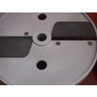 Passzírozó, szeletelő, kockázó, reszelő PSZK-150 segédgép, egyetemes konyhagéphez, 5 féle tárcsa,150-240 kg/óra