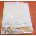 Abrosz 140×140 cm fehér damaszt