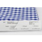 Abrosz 140×180 cm kék kockás