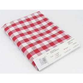 Abrosz 140×220 cm piros kockás