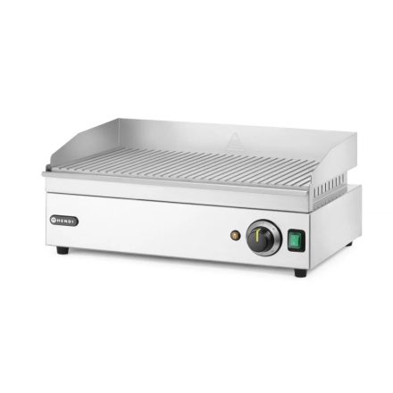 Rostlap, bordázott, rozsdamentes 240V/2400W, sütőfelület 52x 40 cm