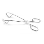 Grillcsipesz, ollós csipesz, hajlított, 23,5 cm, rozsdamentes