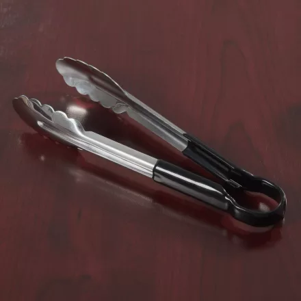 Csipesz, univerzális, 25 cm, fekete, (HACCP)