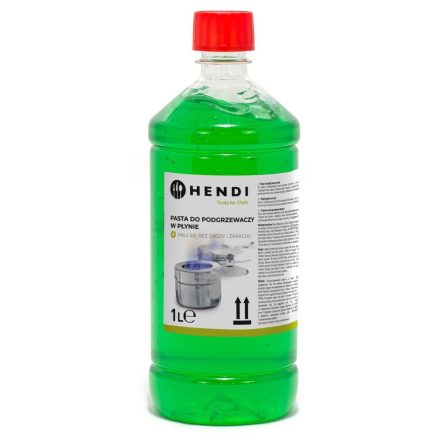 Égőpaszta, flakonos, 1 liter, HENDI
