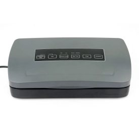   Vákuumfóliázó gép tekercsadagolóval, forr. szélesség: 310 mm, HENDI