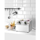 Szószmelegítő, dupla, 1,3 liter, 220-240V/200W, 27×22,3×28,2 cm