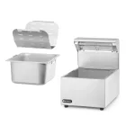 Sült burgonya melegítő, GN 1/2, 220-240V/400W, 35,7×26,7×37,6 cm