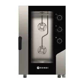   Kombisütő, -pároló, 11×GN 1/1, manuális vezérléssel, 400V/15400W, HENDI