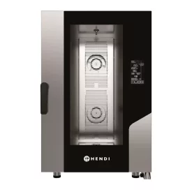   Kombisütő, -pároló, 11×GN 1/1, érintőképernyős vezérléssel, 400V/15400W, HENDI