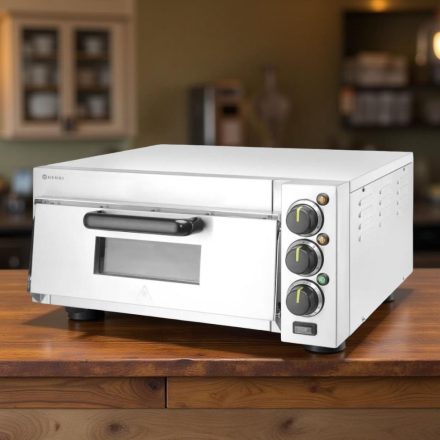 Pizzakemence, pizzasütő, 40 cm-es pizzaformához, 1 kamra, 230V/2000W, HENDI