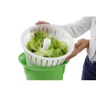Salátacentrifuga, 12 liter, zöld, műanyag