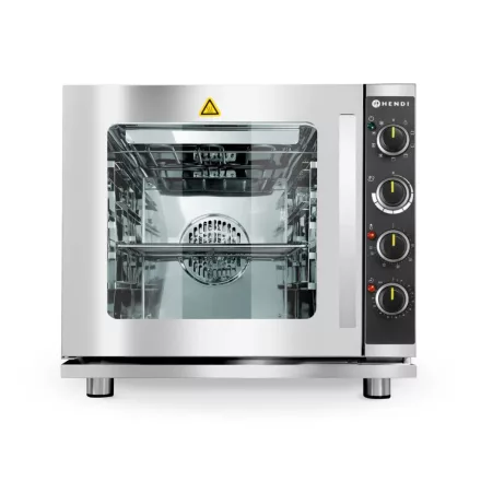 Kombisütő, -pároló 4×GN 2/3 manuális vezérlés, grillfunkcióval, 230V/3000W, HENDI