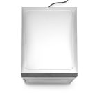 Aszalógép, 6 tálca, 230 V/650 W, 34,2×48,5×30,9 cm