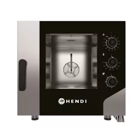   Kombisütő, -pároló, 5×GN 1/1, manuális vezérléssel, 400V/7800W, HENDI