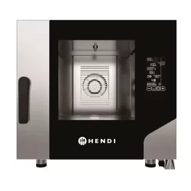   Kombisütő, -pároló, 5×GN 1/1, érintőképernyős vezérléssel, 400V/7800W, HENDI